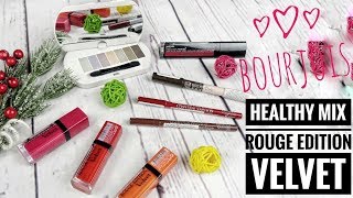 НОВИНКИ BOURJOIS//  Healthy Mix, Rouge Edition Velvet, Les Nudes