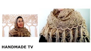КАК СВЯЗАТЬ ШАЛЬ КРЮЧКОМ полный курс для начинающих How to Crochet a Shawl for Beginners
