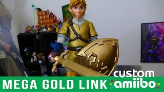 MAKING a 20" tall GOLDEN Link Amiibo Statue - Actually Works!