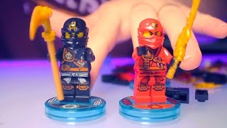 MONTANDO LEGO DIMENSÕES NINJAGO - KAI E COLE, OS NINJAS