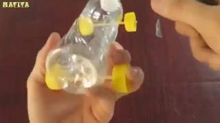 Как сделать резинкой двигателем автомобиля   Повторное пластиковую бутылку