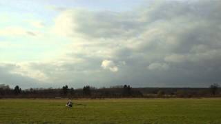 JR Vibe 90 gasser Helicopter First Flight