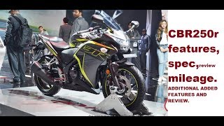 2018 Honda CBR250r features,spec,mileage and Review|walkaround Auto Expo 2018.