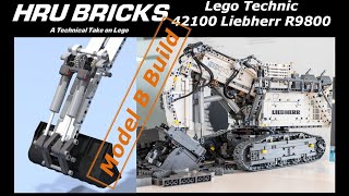 Lego Technic Liehberr 42100 R9800 Excavator Model B MOD 42100