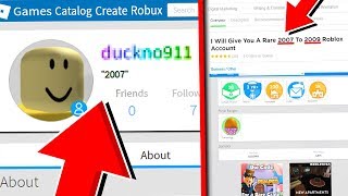 I paid a STRANGER "$10" for a RARE 2007 Roblox Account