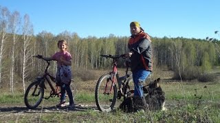 Прогулка. На велосипеде, в лесу, к озеру Иремель, челябинская область, посёлок Ленинск