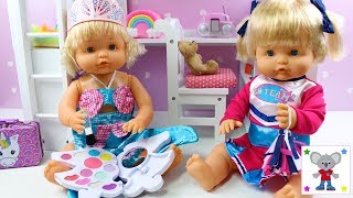 FIESTA PIJAMADA de Amigas de la Bebé NENUCO Daniela Juegos Disfraces Y Maquillaje para niñas