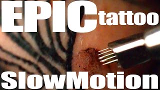 EPIC Tattoo in Ultra Slow Motion