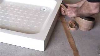 Fitting a Shower Tray, Aquastrap Installation
