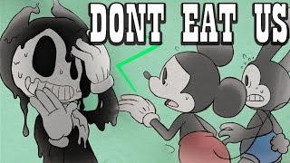 【 BATIM Comic Animation #2 】MICKEY Bendy And The Ink Machine Comic dub Compilation