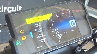 KTM Duke 390 2017 TFT Panel Features Explained