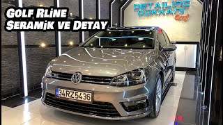 Golf RLine Seramik | Antibakteriyel Temizlik | Folyo Kaplama | Far ve Cam Taş İzi Giderme