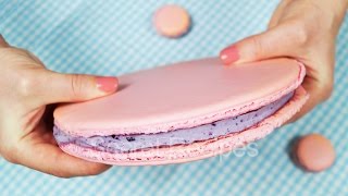 Гигантский Макарон. Как сделать Макарон (Макаронс) | Giant french Macaron