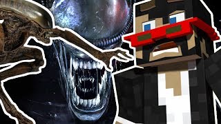 Minecraft: HIDING FROM ALIENS w/ X33N