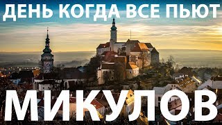День когда все пьют бурчак - праздник вина Pálavské vinobraní - Микулов - Mikulov - Моравия Vlog 263