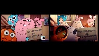 What if "The Amazing World Of Gumball" was an anime (Comparison)