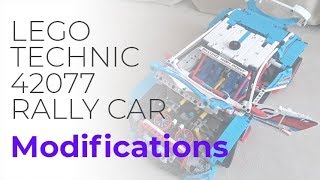 Lego Technic 42077 Rally Car with small modifications