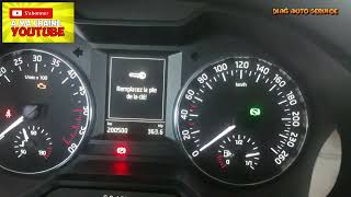 Skoda Octavia ServiCe vidange maintenant ! Comment faire pour le réinitialisé