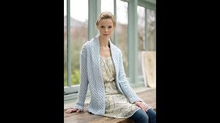 Вязание Кардигана Спицами для начинающих - образцы моделей 2019 / Knitting Cardigan with Spokes