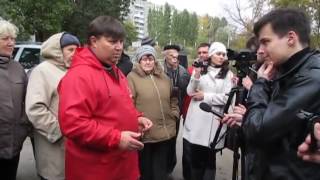 Саратов, 04.10.2014. Народный сход в Заводском р-не против застройки парка (часть2)