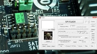 Прошивка Bios через JSPI1 на материнской плате. Firmware Bios with JSPI1