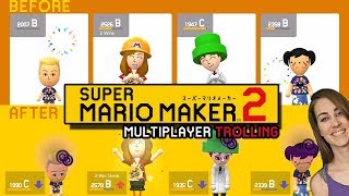 Twitch Streamer TROLLING kids in Super Mario Maker 2 ONLINE