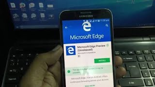 Microsoft edge browser on android