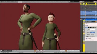 Blender 2.8 Animation Fun - Walk Cycle Fun (Live Day 2)