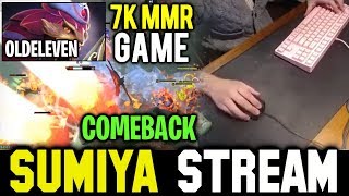 SUMIYA Immortal Rank Hard Game with Pro Pangolier | SUMIYA Invoker Stream Moments #595