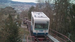 Фуникулер Polybahn Seilbahn Rigiblick Путешествие по Швейцарии Traveling in Switzerland part 11