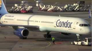 The Boeing 757-300 Winglets Condor departure D-ABOJ