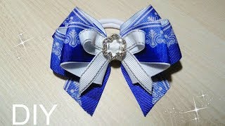 МК Бантики из ленты 2,5 см  Irina Balakireva.DIY Ribbon bows 2.5 cm. Laço  ?