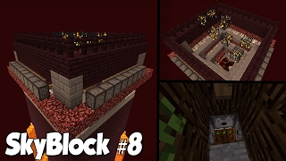 SkyBlock #8: Фермы в Аду и Мини-ферма картошки и моркови!