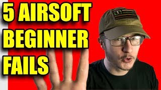 5 AIRSOFT BEGINNER FAILS & FEHLER Softair Anfänger Tipps
