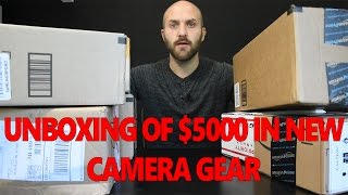 $5000 IN NEW GEAR -  EPIC UNBOXING - FUJI X-T2, 56mm f1.2, 23mm 1.4, 35mm 1.4, 10-24mm f4 and more