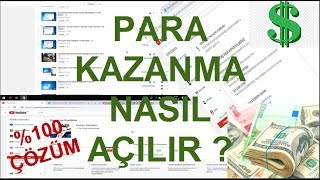 Kanalınız İnceleniyor | Para Kazanma Devre Dışı Bırakıldı | %100 Çözüm | 2019