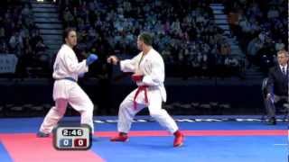 (1/4) Karate Male Team Kumite Final :: Azerbaijan vs Serbia :: WKF World Championships Belgrade 2010