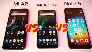 Xiaomi Mi A2 vs Xiaomi Mi A2 Lite vs Xiaomi Redmi Note 5. Сравнение - что КУПИТЬ?