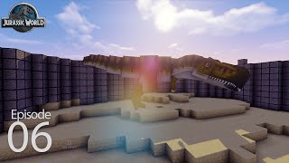 Jurassic World Season 2 Day 6 - T-Rex Exhibit Part 3  (Ark Survival in Minecraft)
