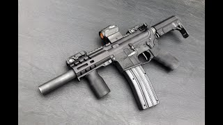 CMMG Banshee 22LR SBR + Suppressor + BFS3 Binary trigger