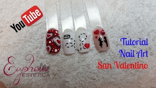 TUTORIAL NAIL ART San Valentino N°1  (cuori)