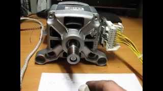 Запуск коллекторного двигателя MCA 52/64 - 148/ZN4