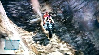 [#184]バイク二人乗りで急斜面下り★お馴染みチリアドチャレンジGTA5