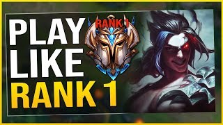 HOW TO PLAY KAYN LIKE THE RANK 1 KAYN WORLD (BLUE KAYN TUTORIAL) - League of Legends