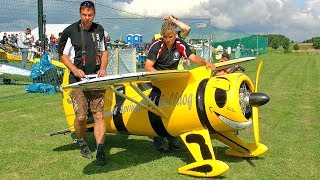 XXXL 56KG GIANT RC HALL SPRINGFIELD BULLDOG SCALE MODEL AIRPLANE FLIGHT DEMONSTRATION