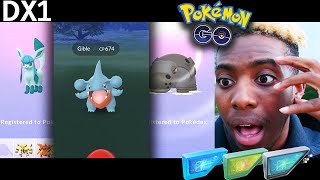 CATCHING NEW SINNOH POKEMON AT NIGHT!!+ New lure modules, Glaceon, Leafeaon, Magnazone evolution!!