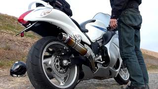 HAYABUSA GSX1300R   隼　Exhaust Sound　SONIC + K2tec サイレンサー