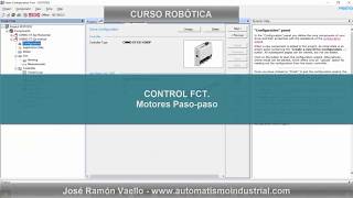 Curso Robótica. Control Ejes desde Software FCT.