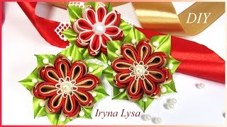 Satin ribbon flowers how to make