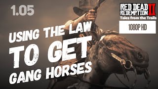 RDR2: Using the law to spawn gang horses & more! 1080p HD Red Dead redemption 2 1.05